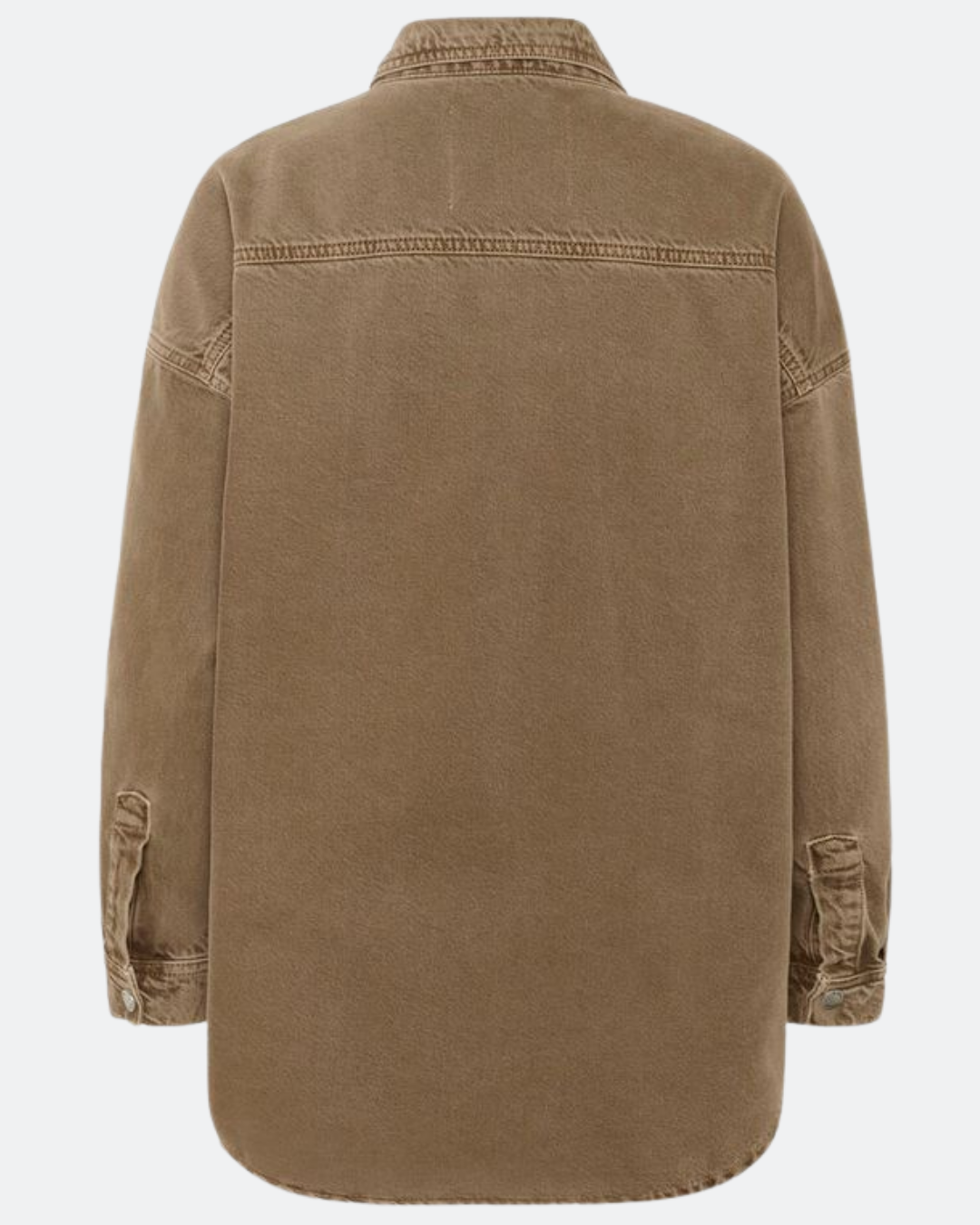 MW Malo 175 Shirt – Tobacco Brown Washed blouse dames - My Essential Wardrobe