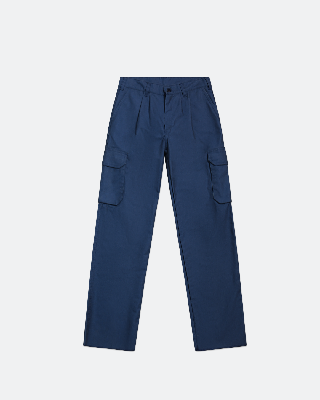 Vintage Blauwe Cargo Broek
