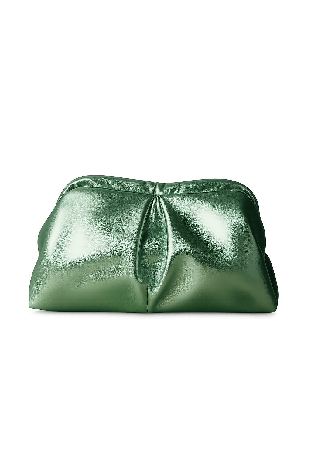 Retro Metallic groene Clutch