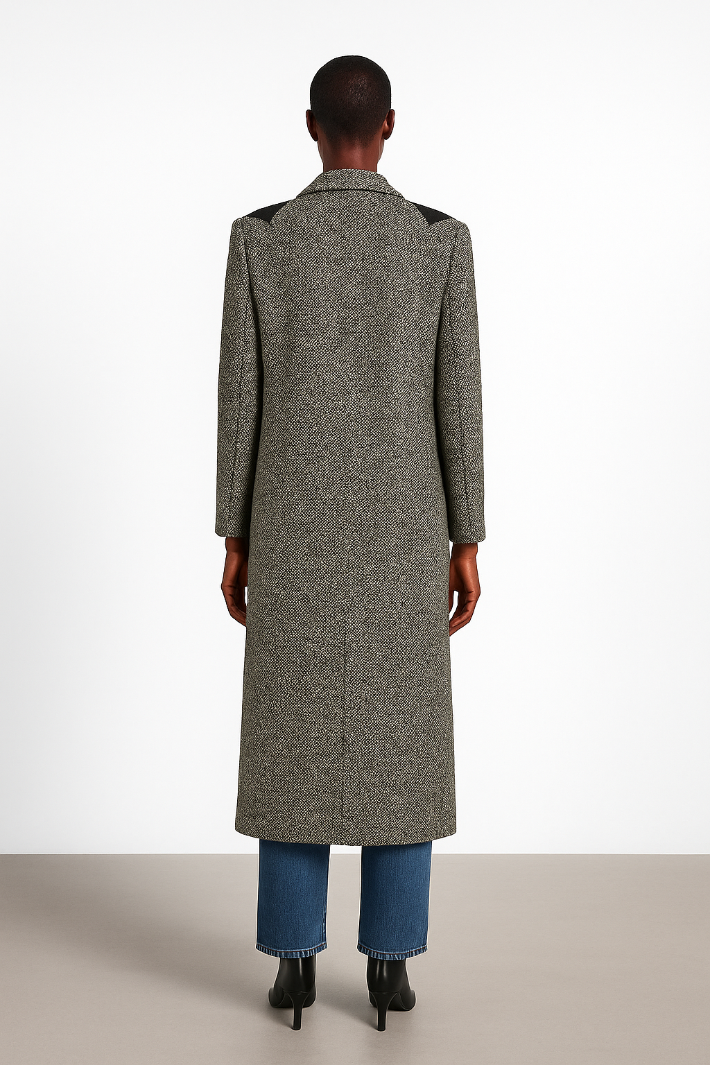 One of a Kind 90s Vintage Wol Coat – Iconisch en Statement