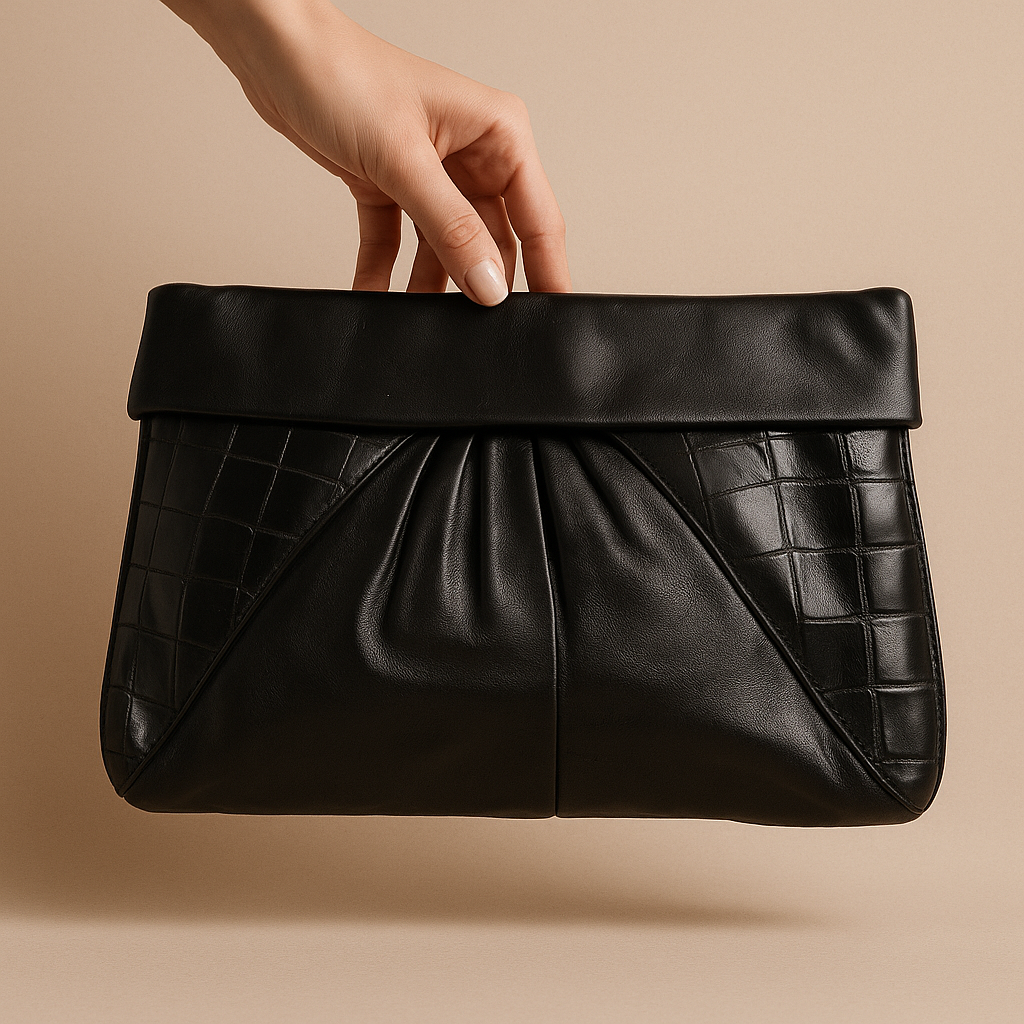 Vintage Valentino Leren Tas – Jaren '80