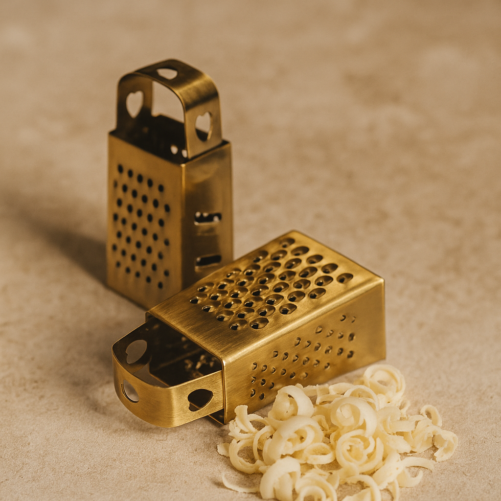 Mini Rasp van RVS voor Amberblokjes