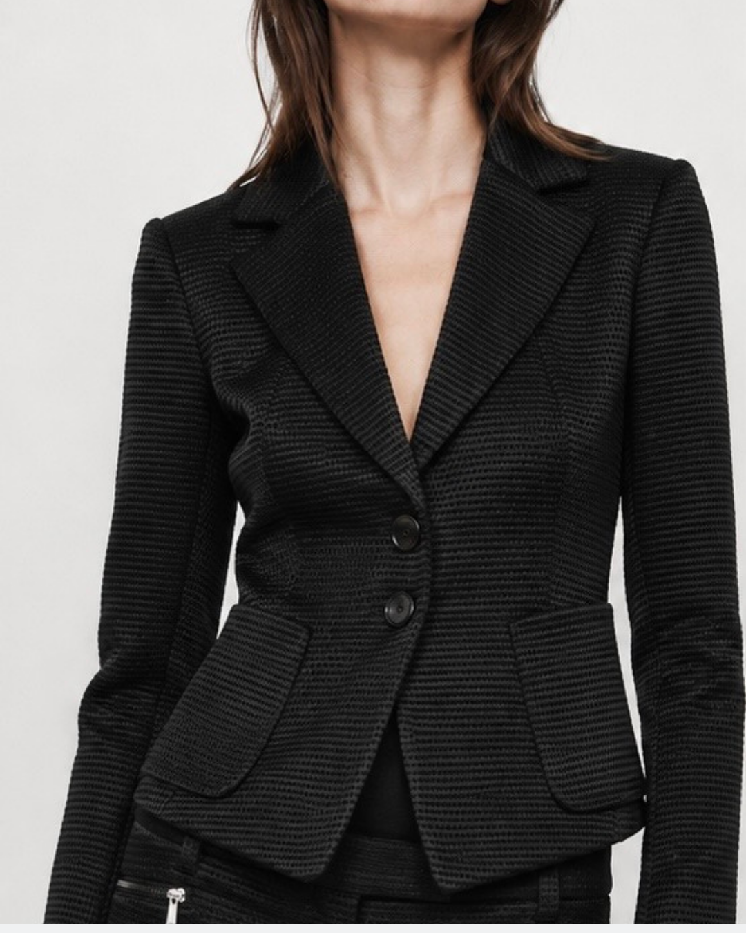 Patricia Pepe Blazer - Getailleerd Model met Kleine Pofschouders