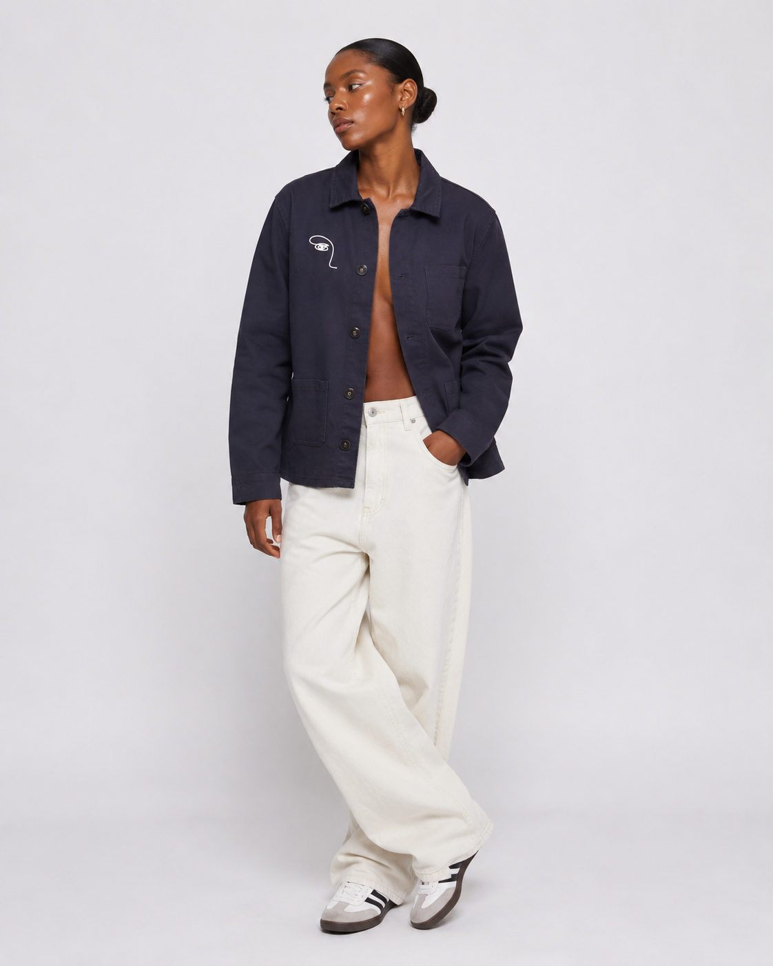 Details atelier jas- 100% Organic Cotton