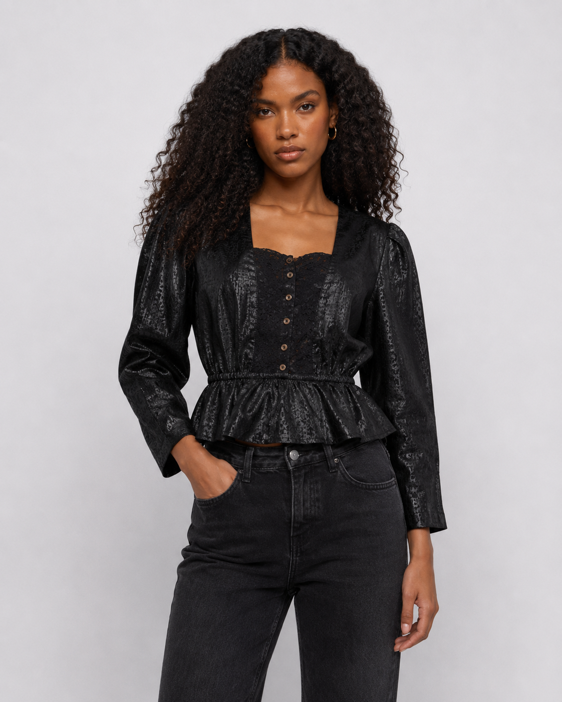 Peplum top