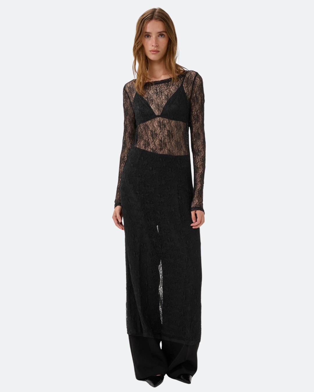 MW Rita Boatneck lace Dress Black by My Essential Wardrobe