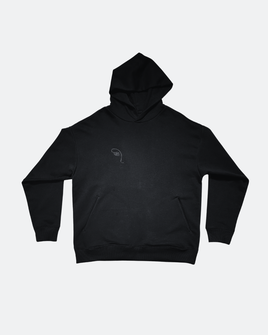 Zwarte Details Hoodie – Cloud Series