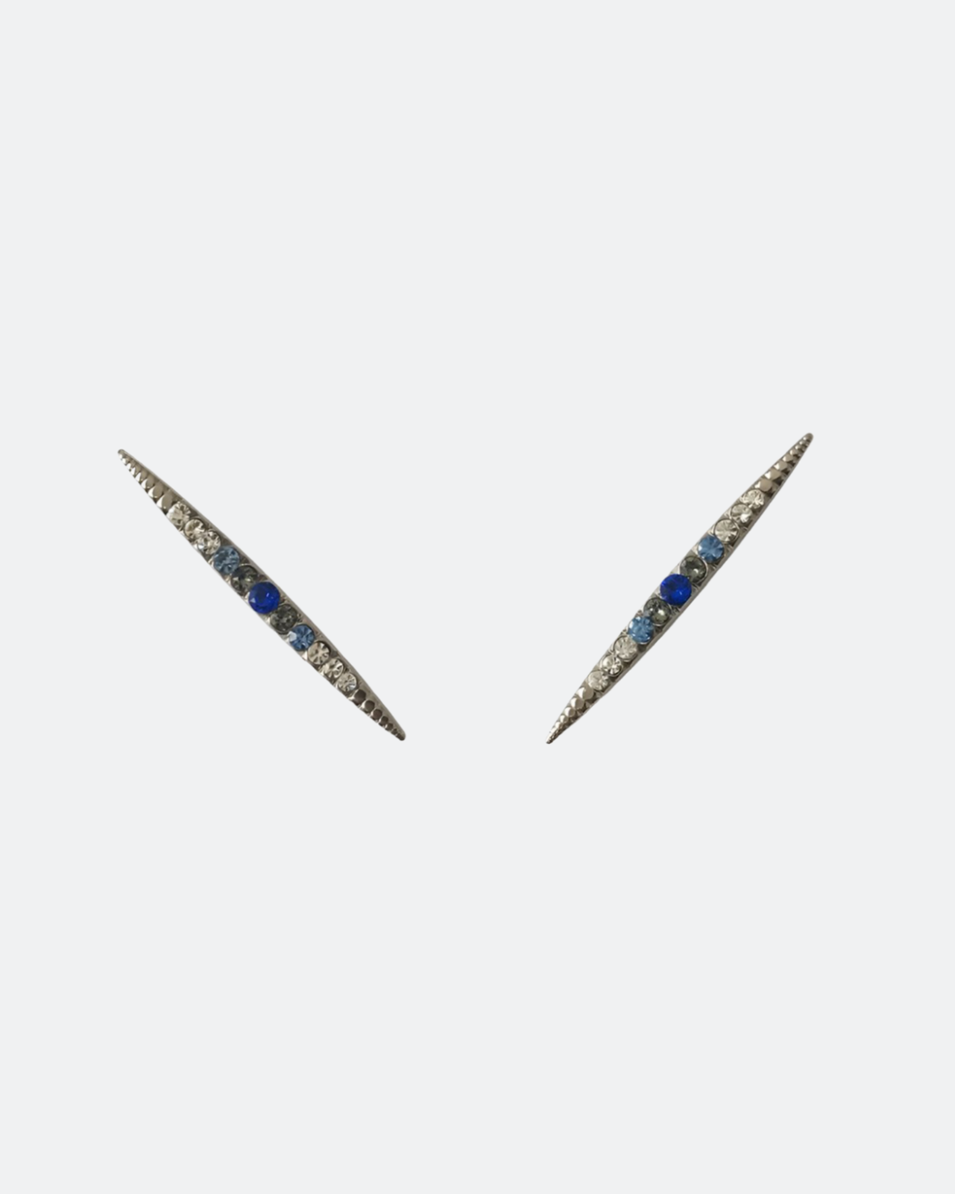 Blue Crystal Stud Oorbellen