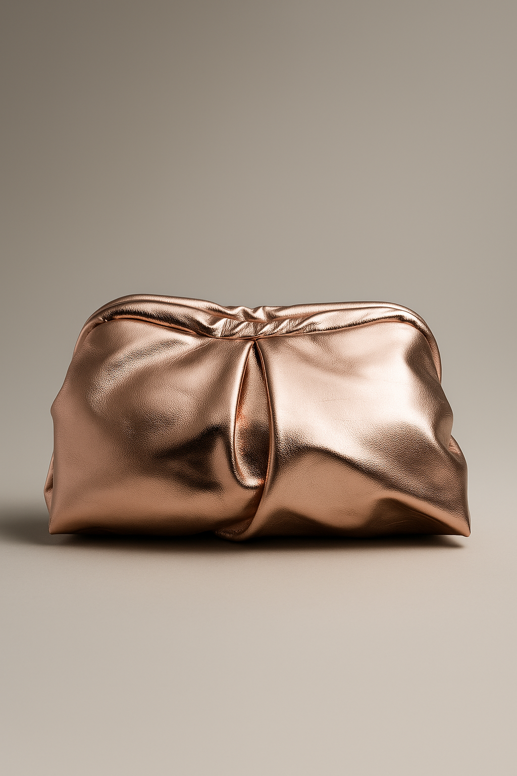 Retro Metallic Bronzen Clutch
