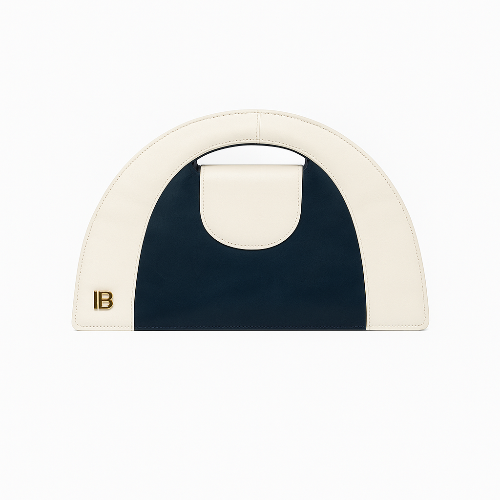 Originele leren tas van Pierre Balmain jaren '70