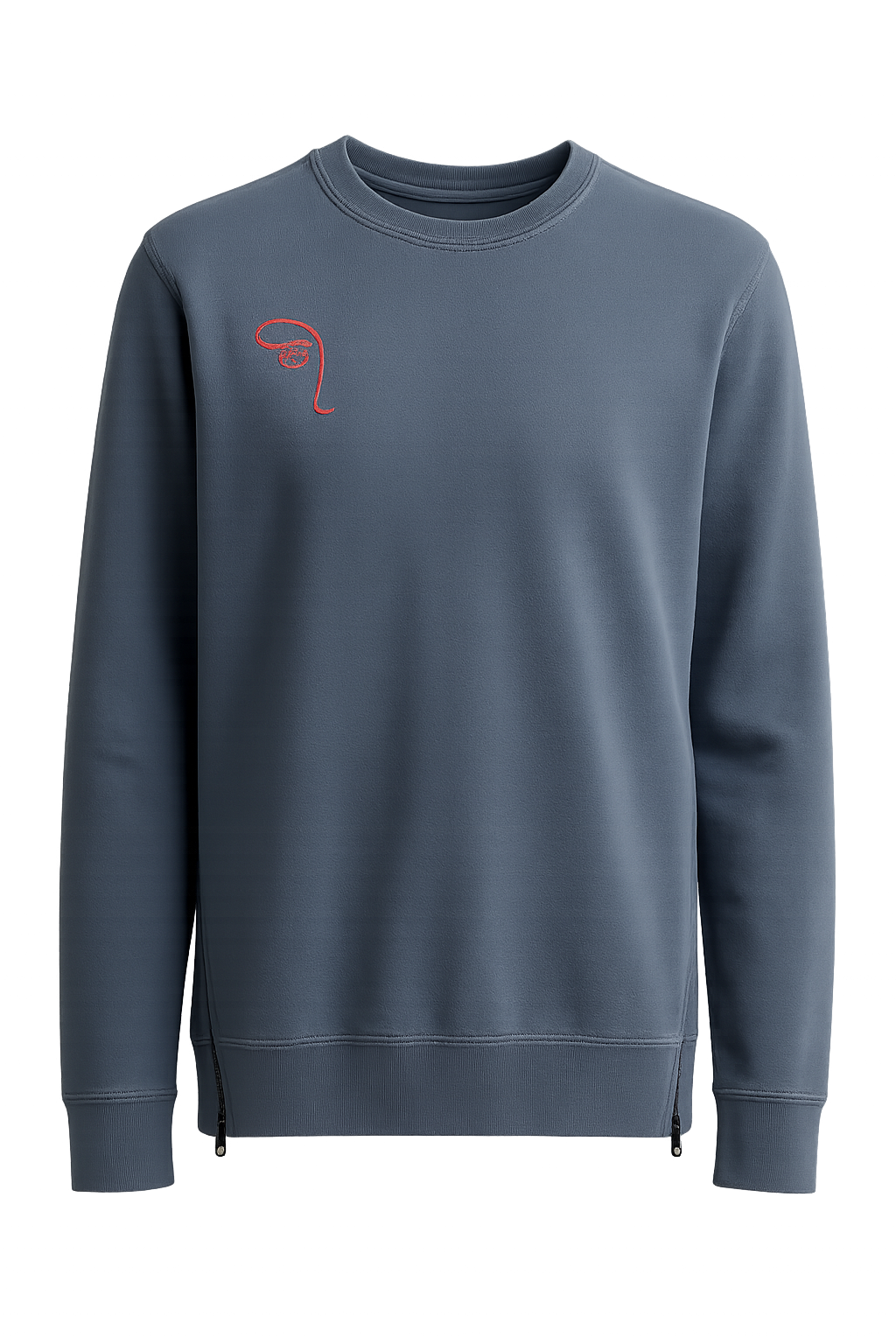 DETAILS UNISEX SWEATER WITH ZIPPERS- 100% Organic Cotton