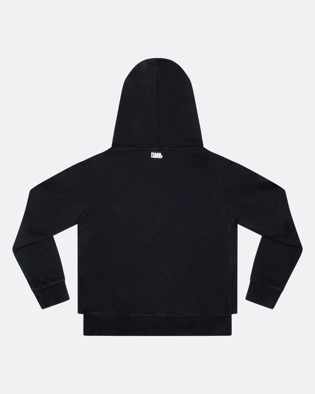 Zwarte Karl Lagerfeld Hoodie – Subtiele Designer Touch