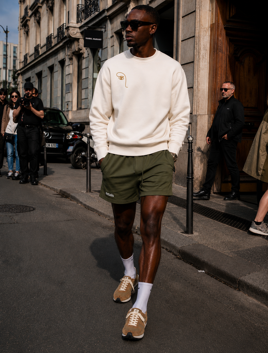 Unisex Details Sweater – Golden Series - 100% Organic Cotton