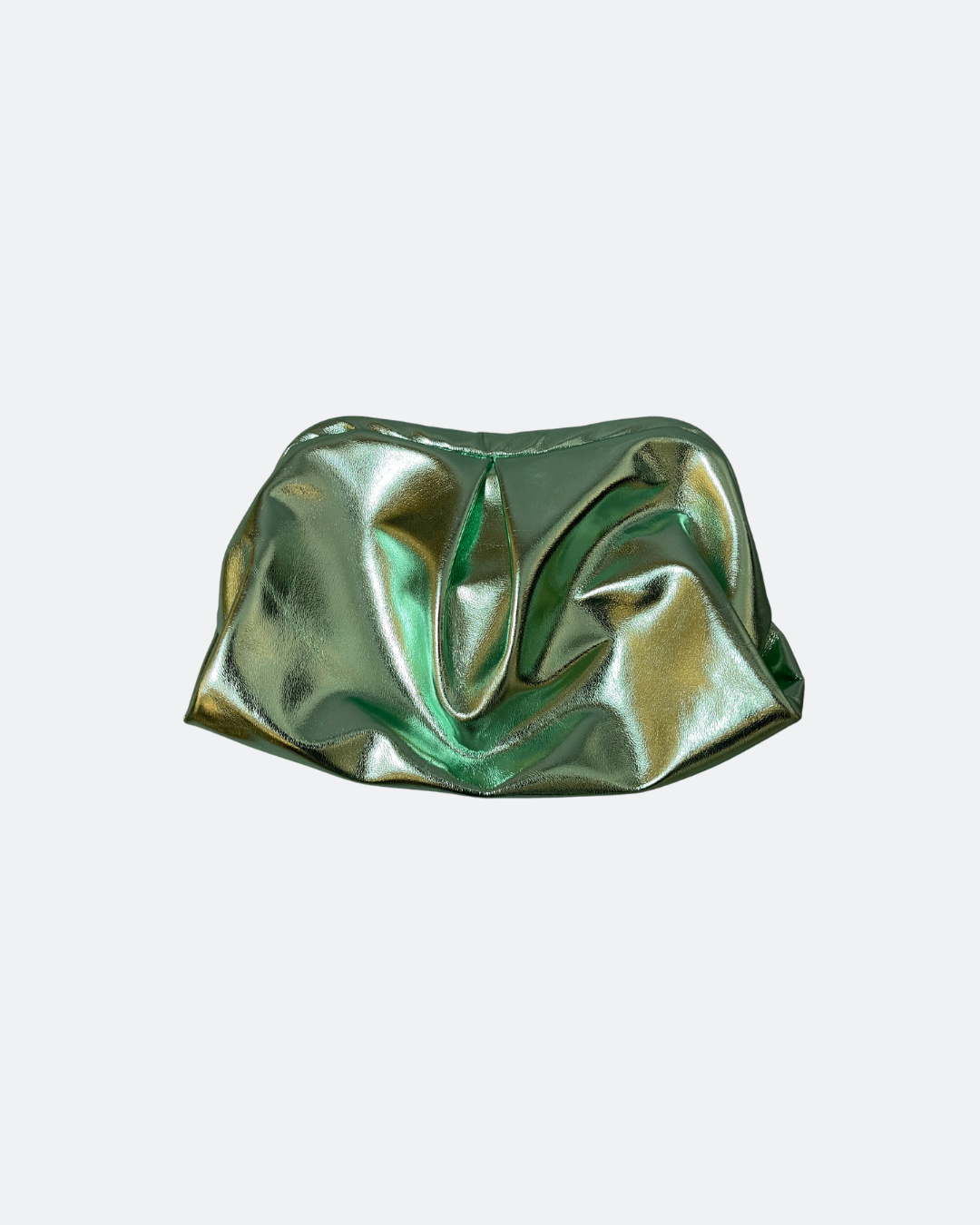 Retro Metallic groene Clutch