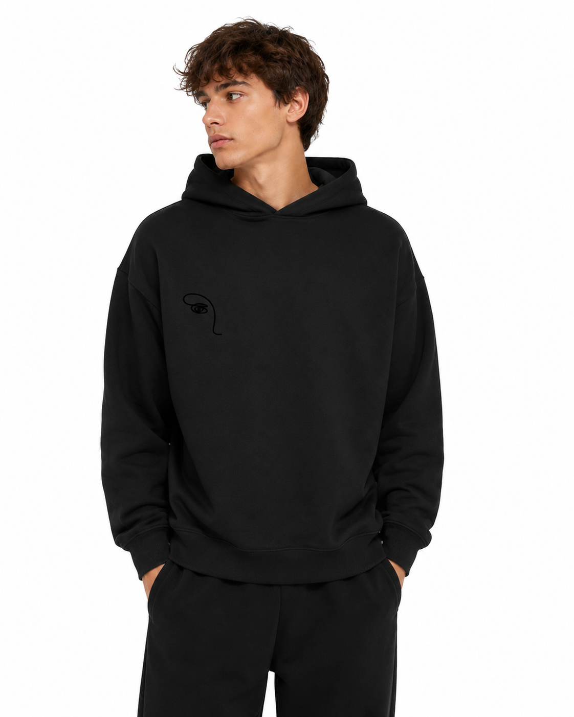 Unisex Details Hoodie – Whisper Series-100% Organic Cotton