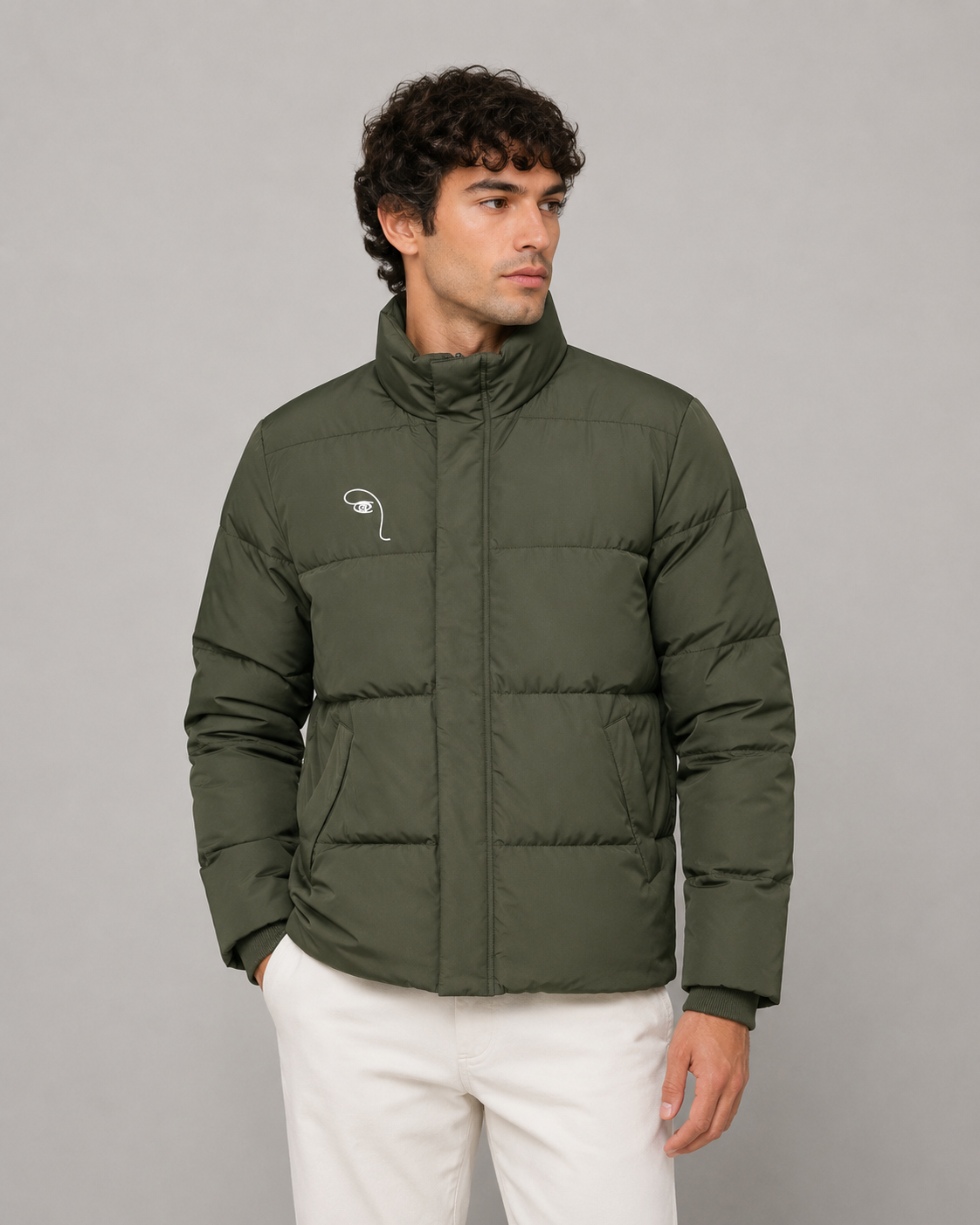 Details Unisex Puffer Jacket - 100% Organic Cotton