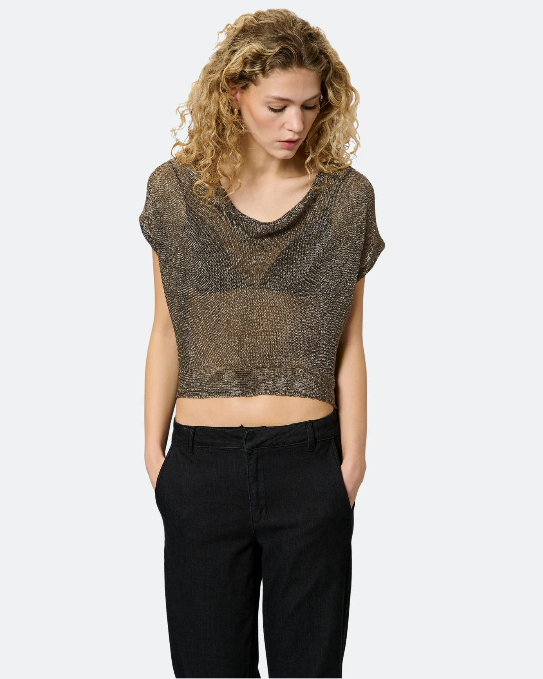 MWOlly knit Waterfall Top - My Essential Wardrobe