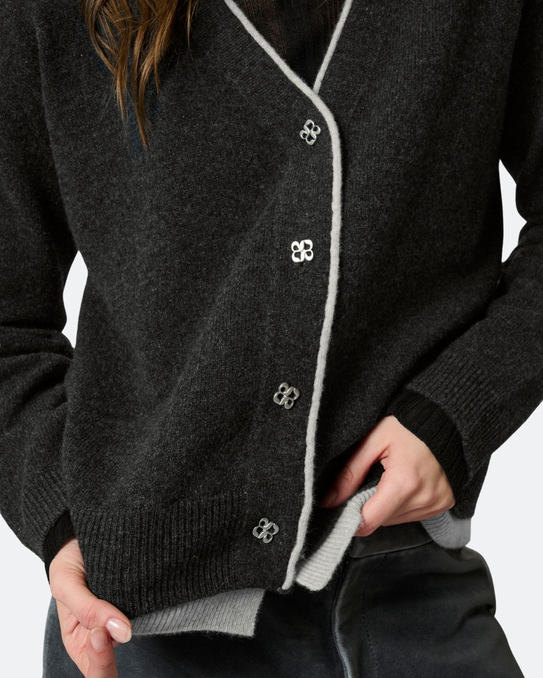 MWTracy Knit Cardigan 100% Wool by My Essential Wardrobe