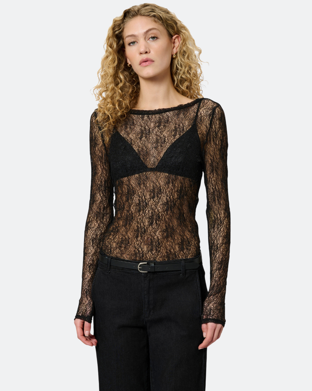 MWRita boatneck LS blouse by My Essential Wardrobe