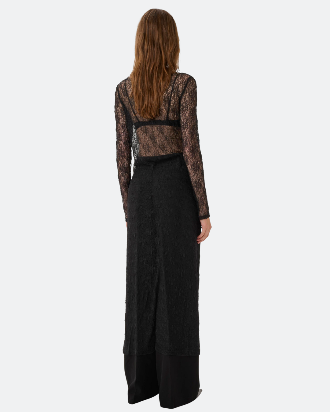 MW Rita Boatneck lace Dress Black by My Essential Wardrobe