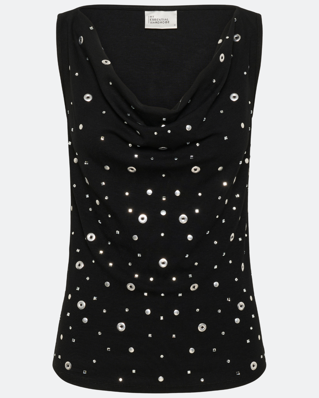 MW Giggo Waterfall Top Black by My Essential Wardrobe