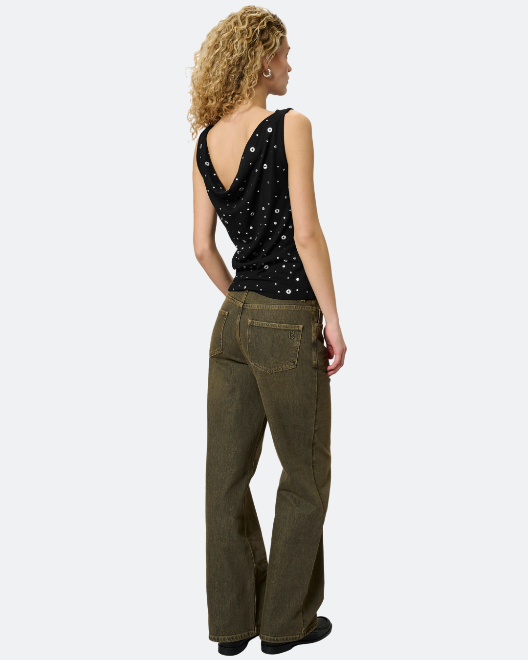 MW Giggo Waterfall Top Black by My Essential Wardrobe