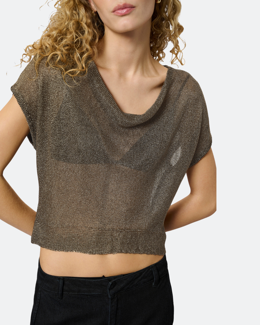 MWOlly knit Waterfall Top - My Essential Wardrobe