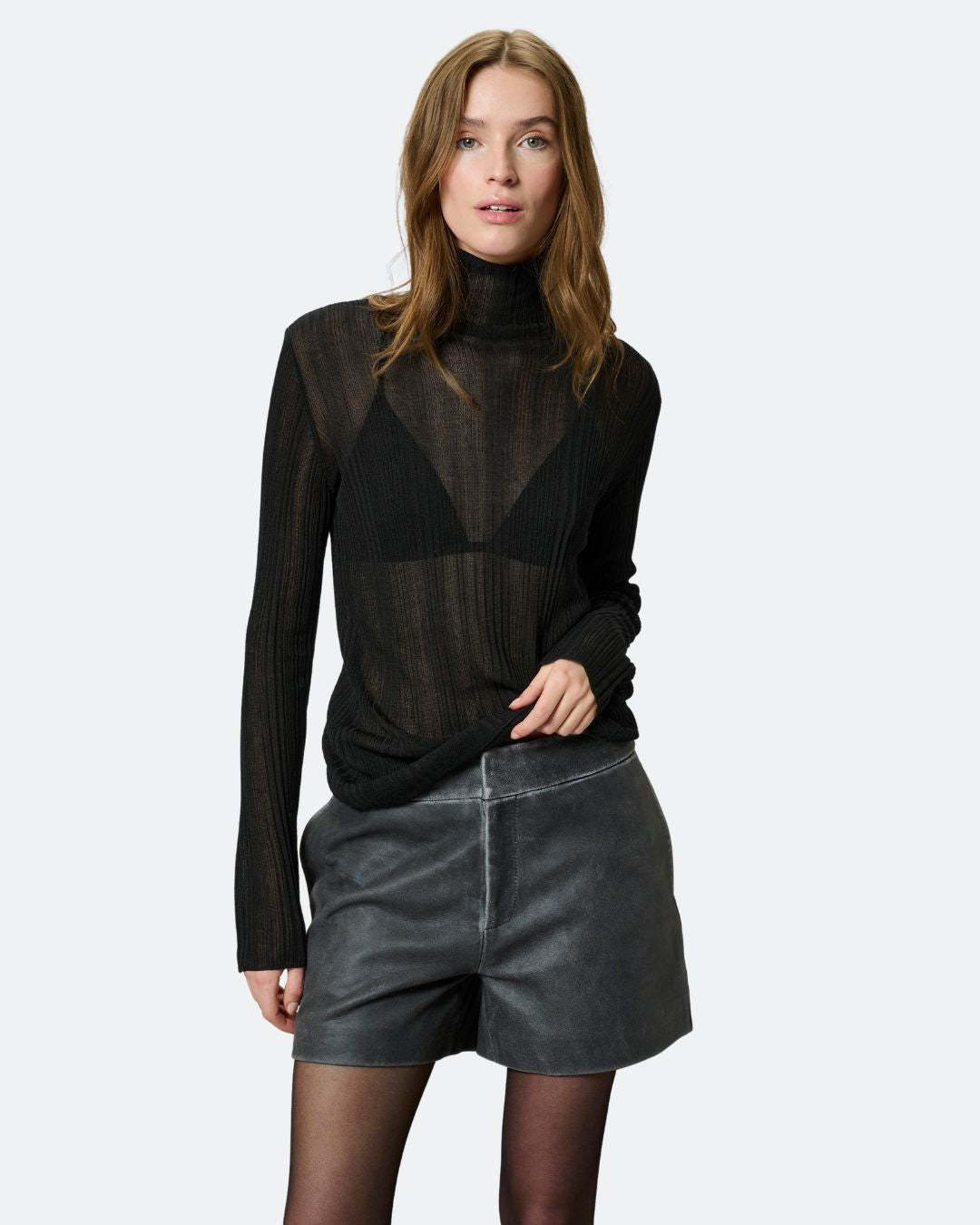 MWHaddis Rollneck Blouse by My Essential Wardrobe