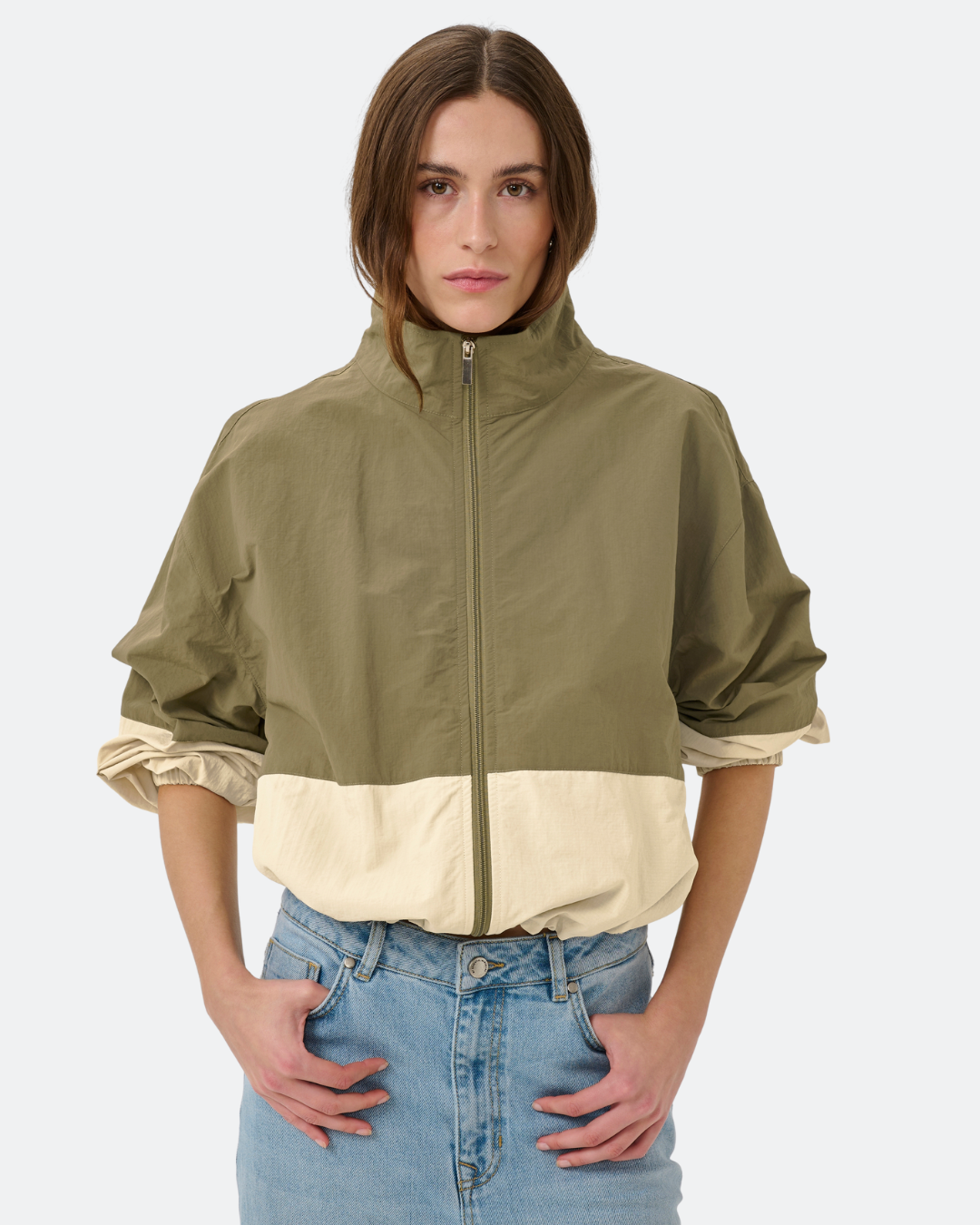 Quinn Track Jacket – Capers Brown Rice