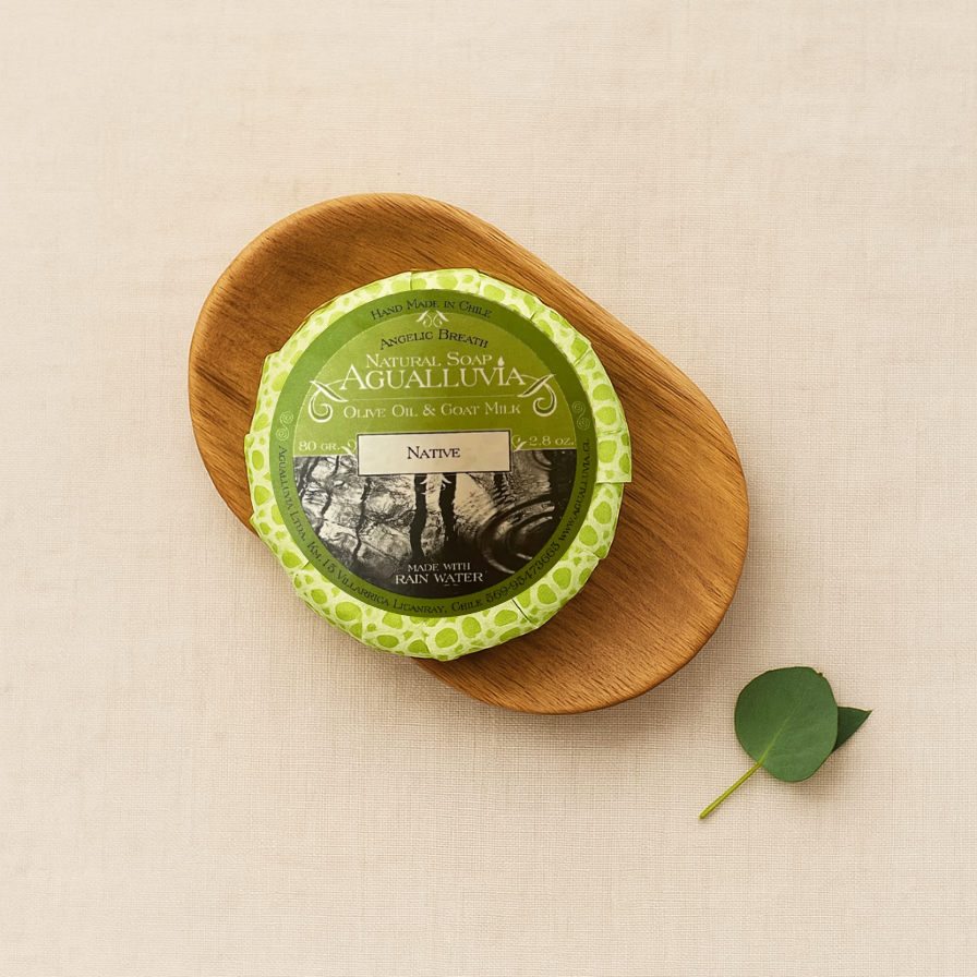 Agulluvia Natuurlijke Zeep – Olive Oil & Goat Milk